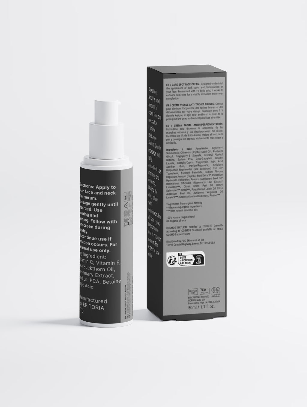 Lumière Clear Face Cream (Infused with Kojic Acid)