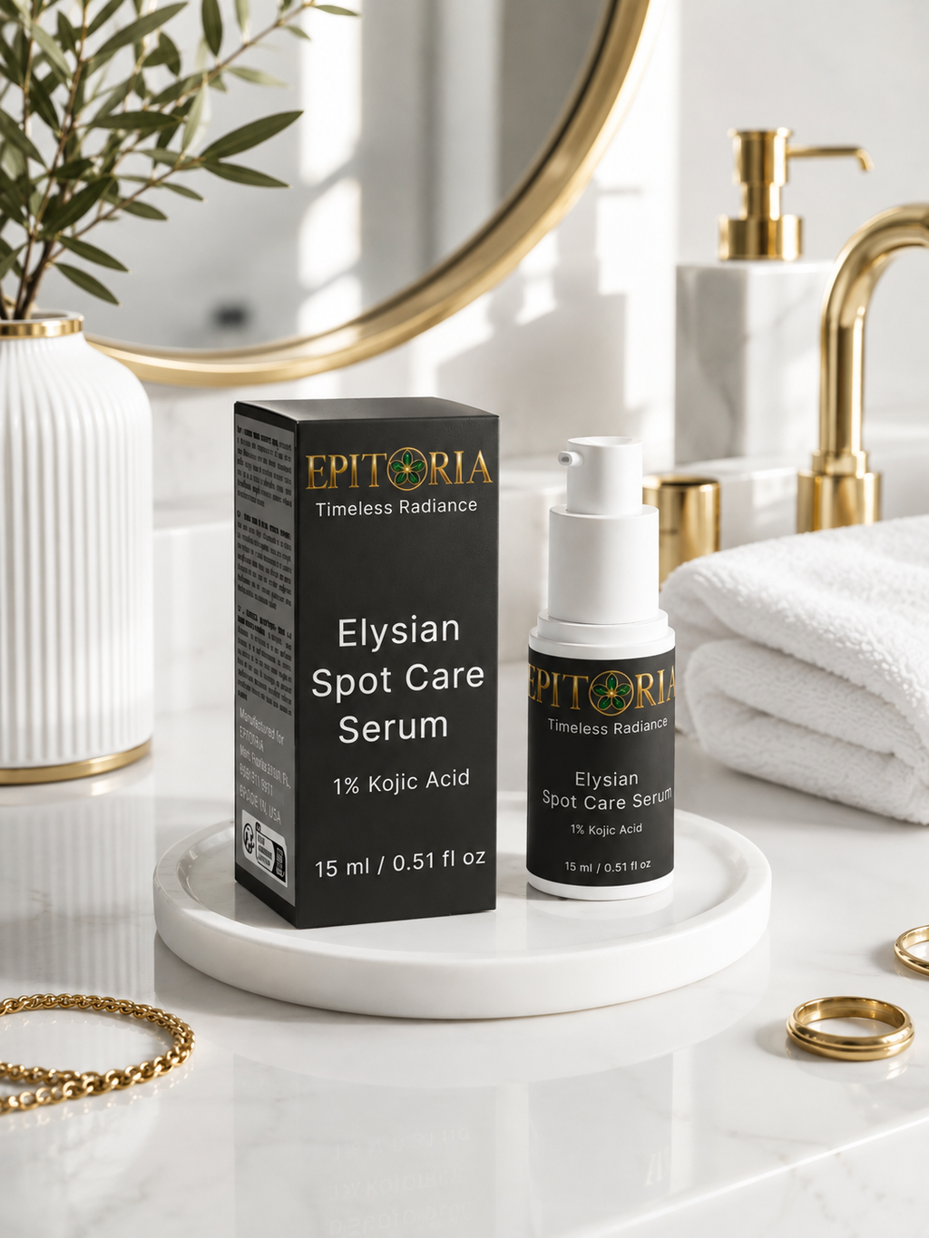 Elysian Spot Care Serum, 1% Kojic Acid