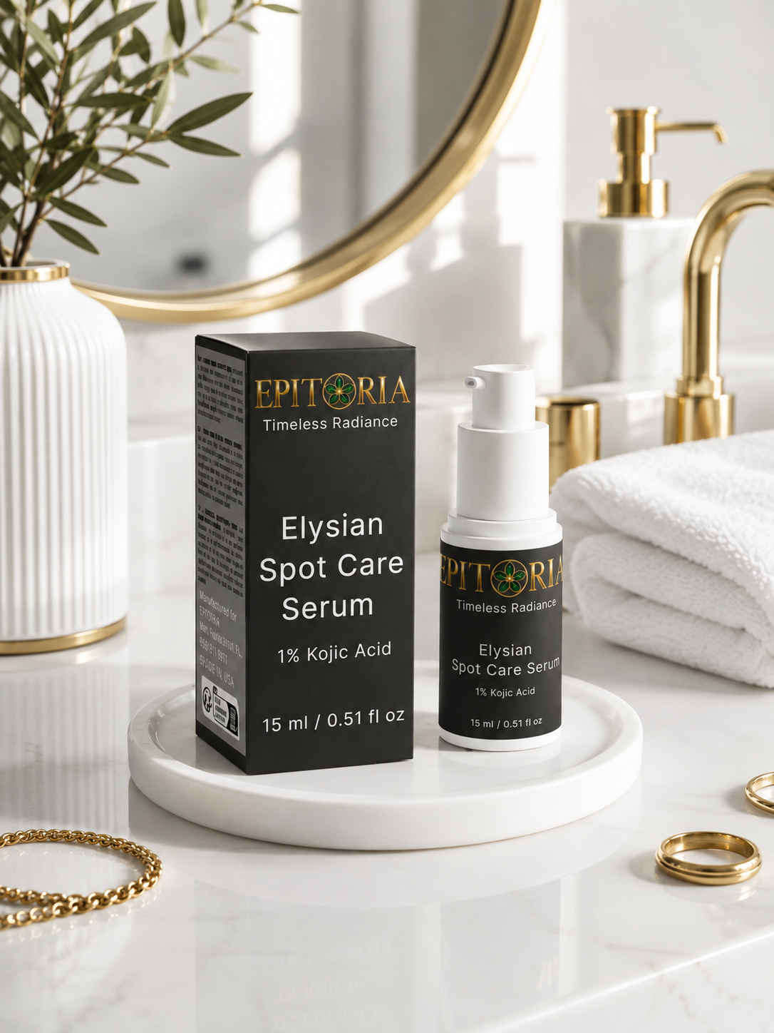 Elysian Spot Care Serum, 1% Kojic Acid