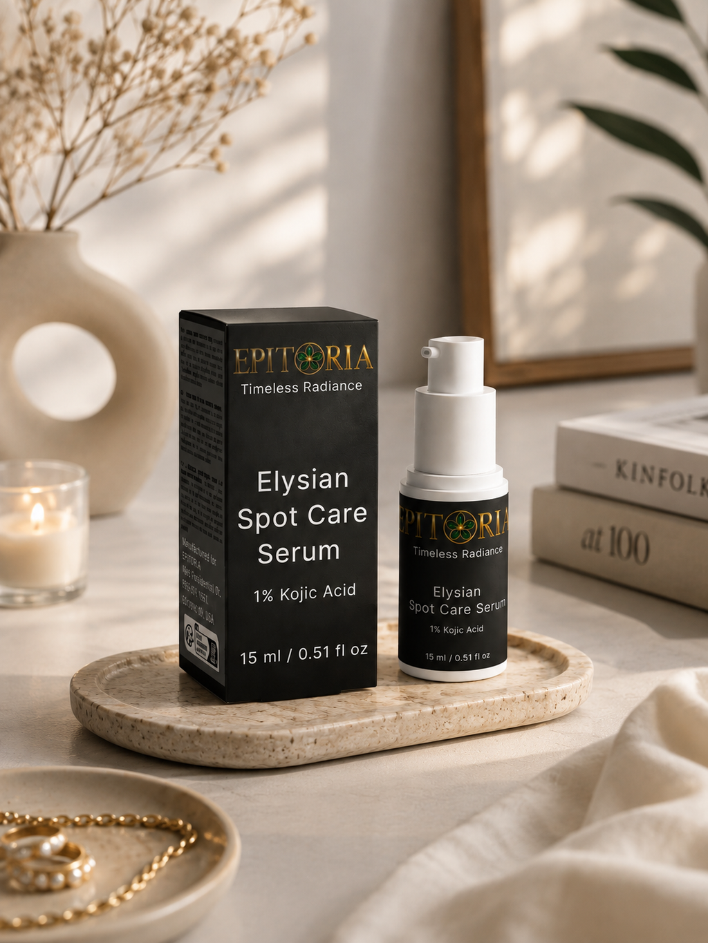 Elysian Spot Care Serum, 1% Kojic Acid