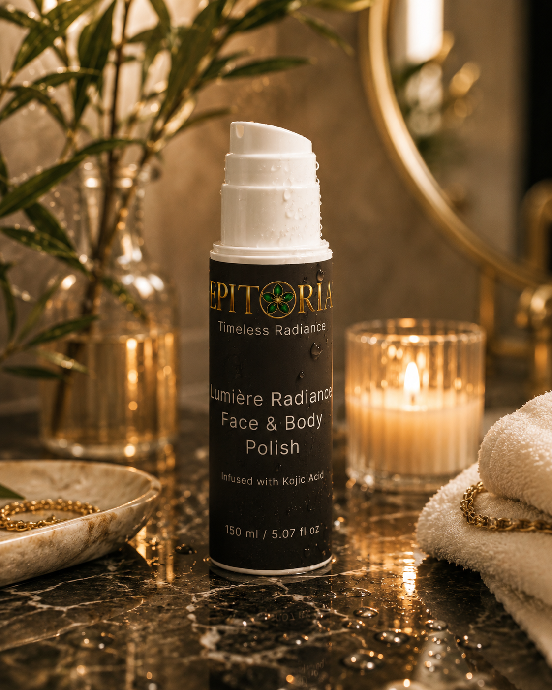 Lumière Radiance Face & Body Polish with Kojic Acid