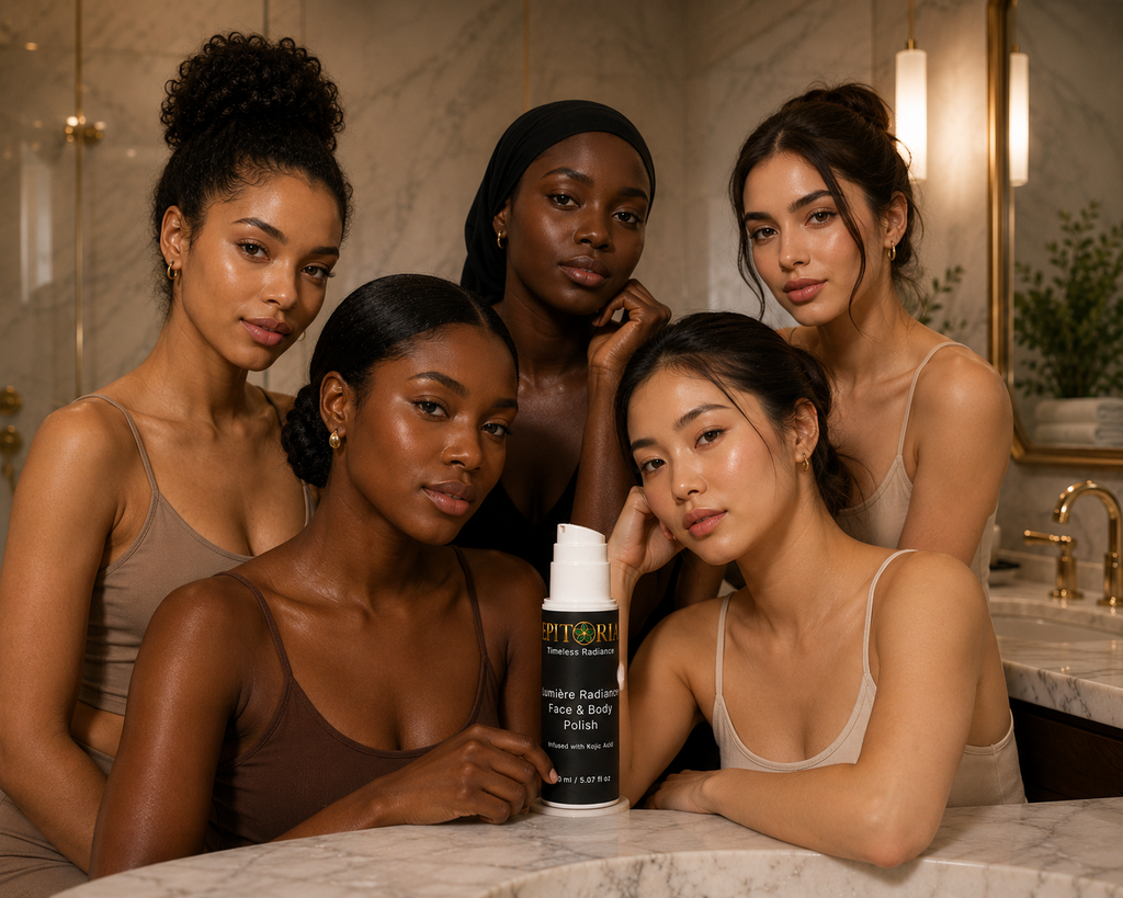 Lumière Radiance Face & Body Polish with Kojic Acid