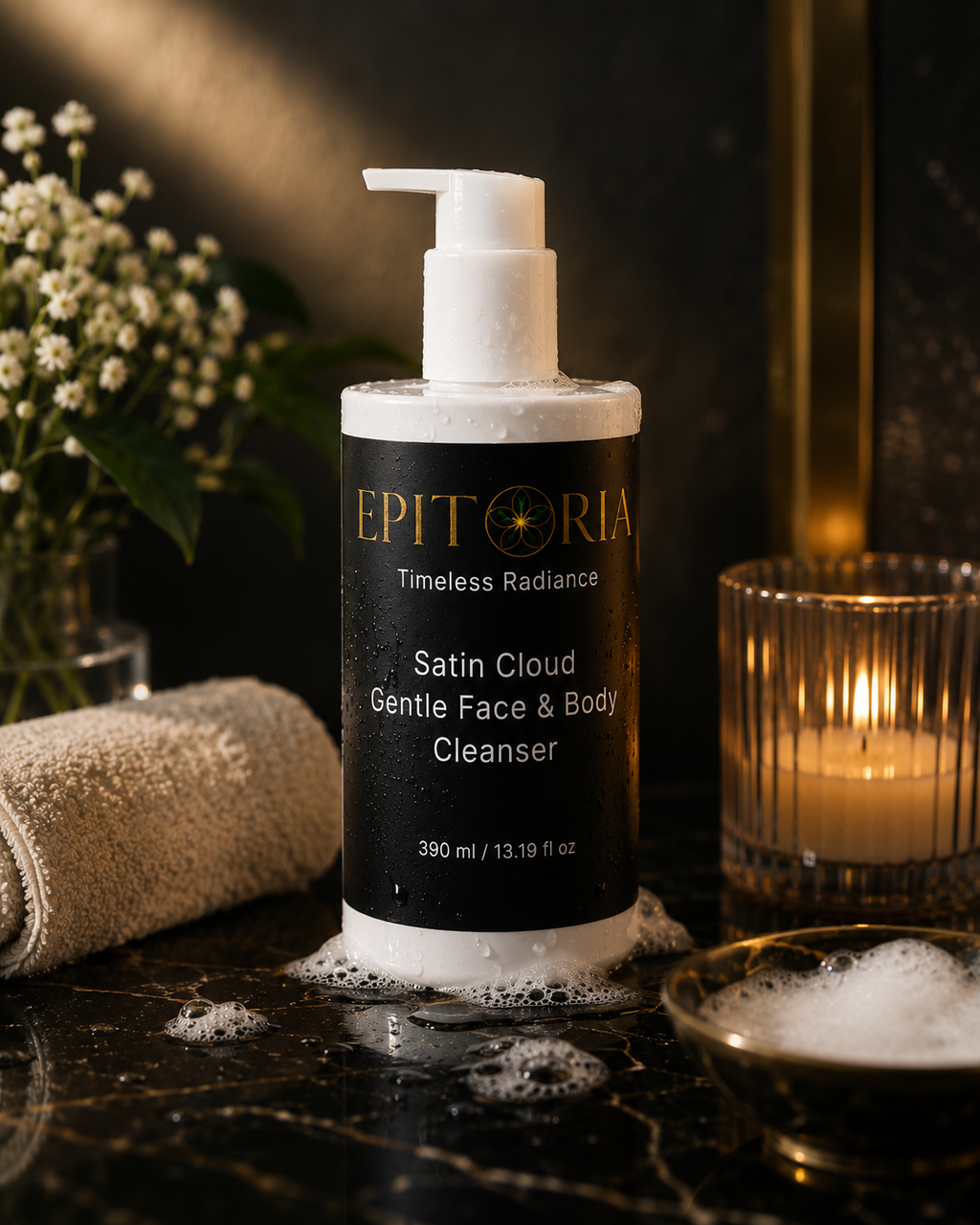 EPITORIA Satin Cloud Gentle Face & Body Cleanser