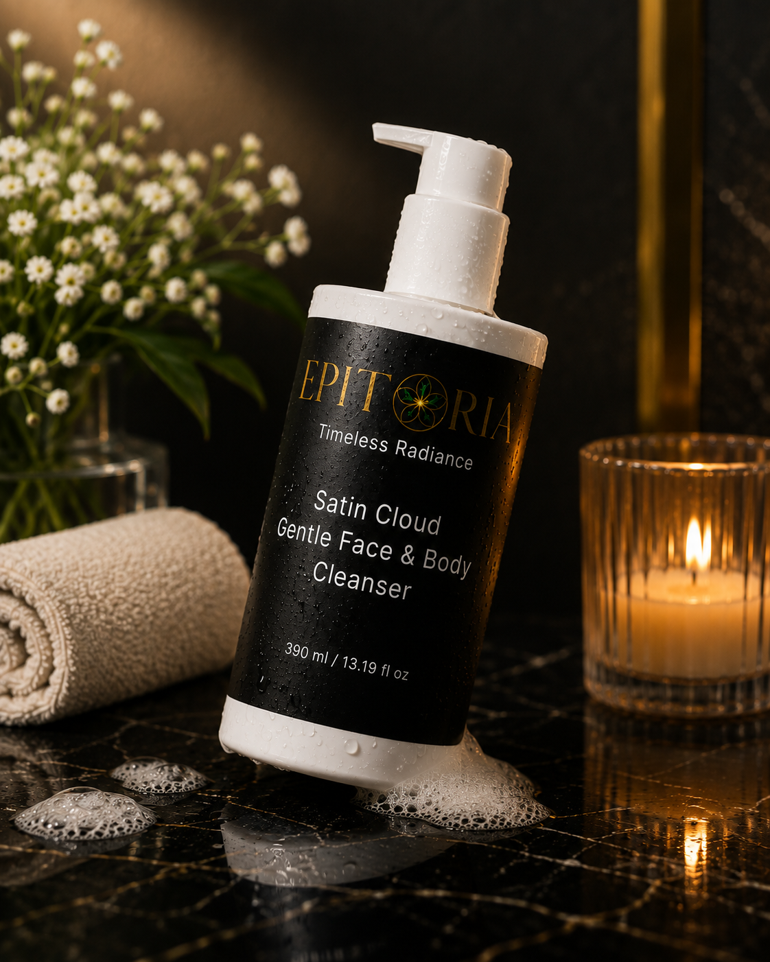 EPITORIA Satin Cloud Gentle Face & Body Cleanser