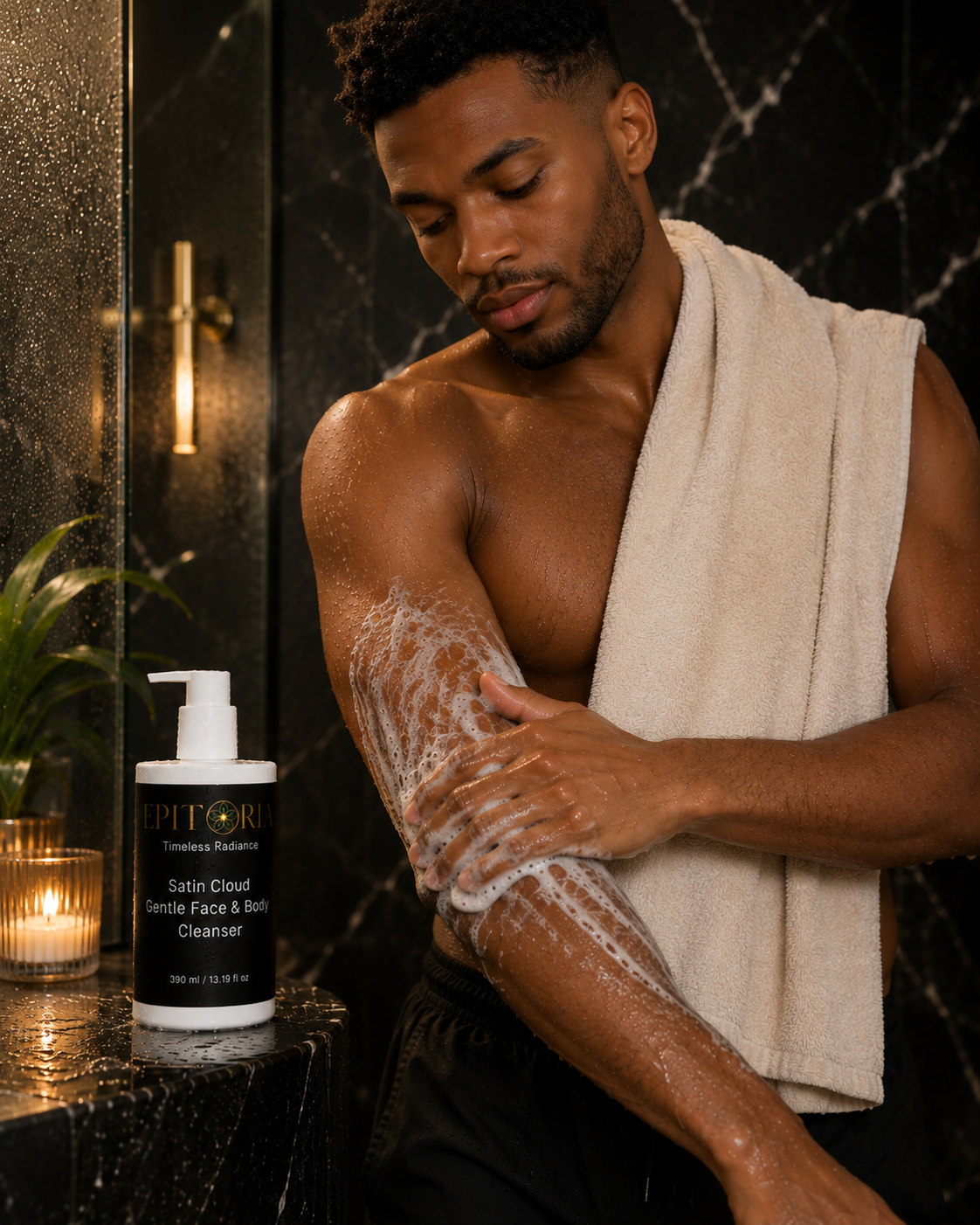 EPITORIA Satin Cloud Gentle Face & Body Cleanser