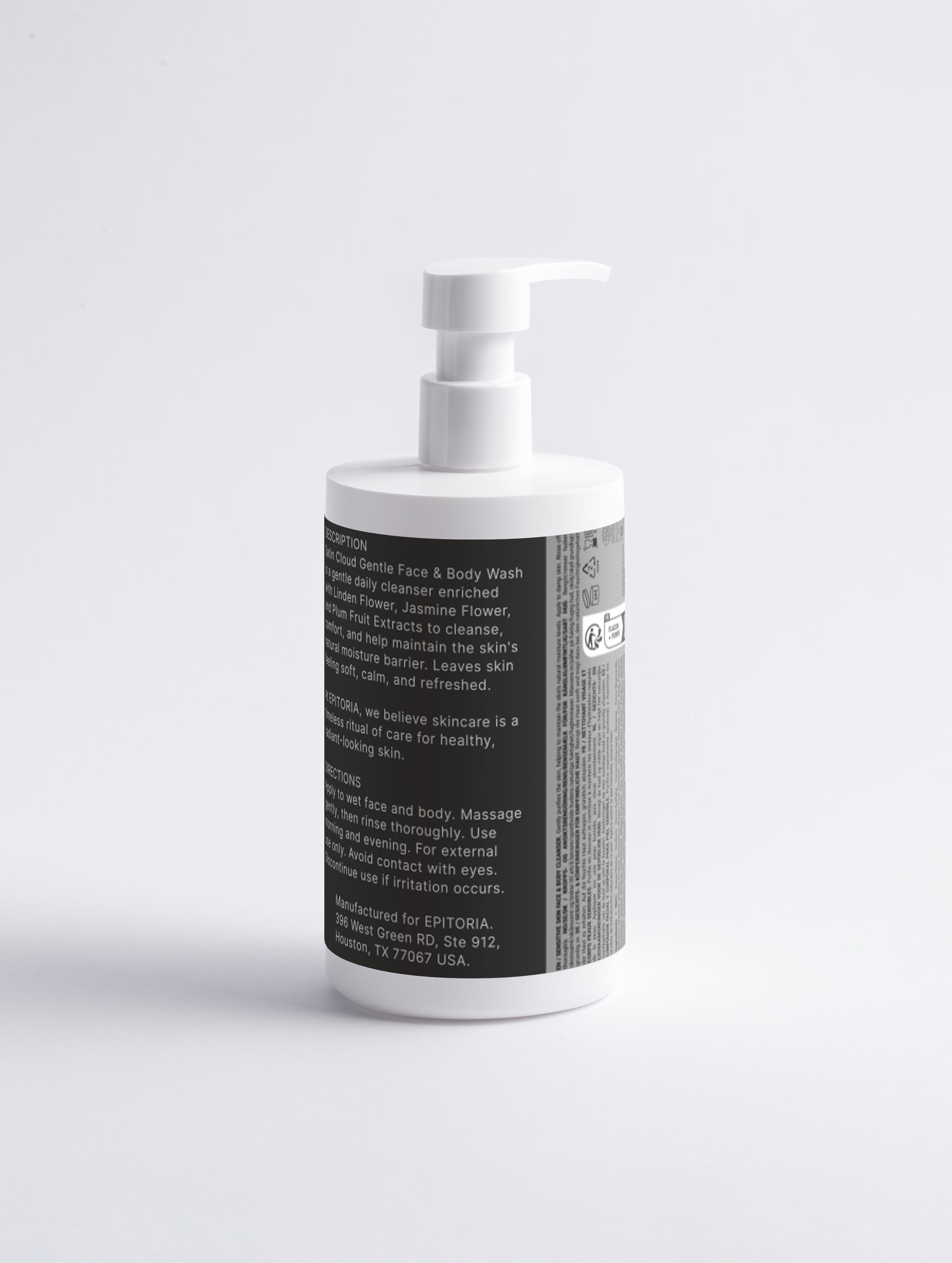 EPITORIA Satin Cloud Gentle Face & Body Cleanser